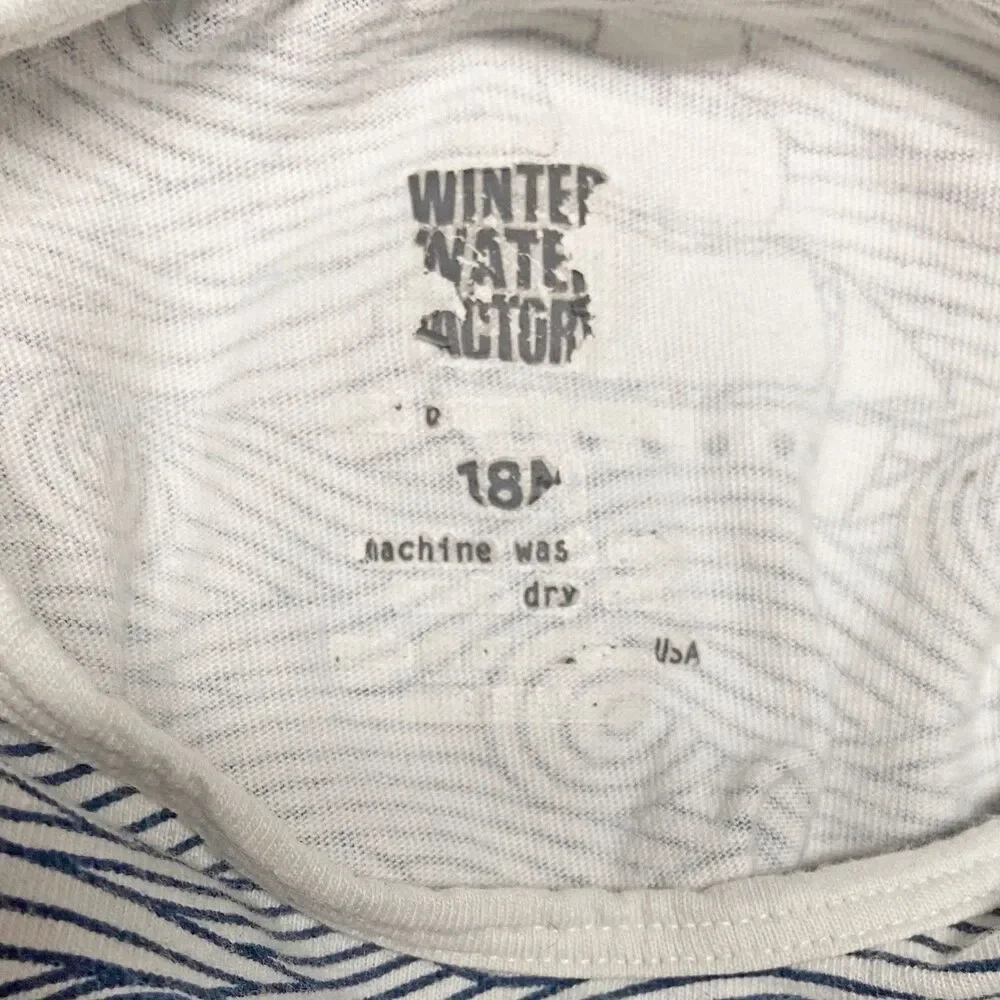 Winter Water Factory Bodysuit Size 18 Months High Seas Organic Cotton Pirate
